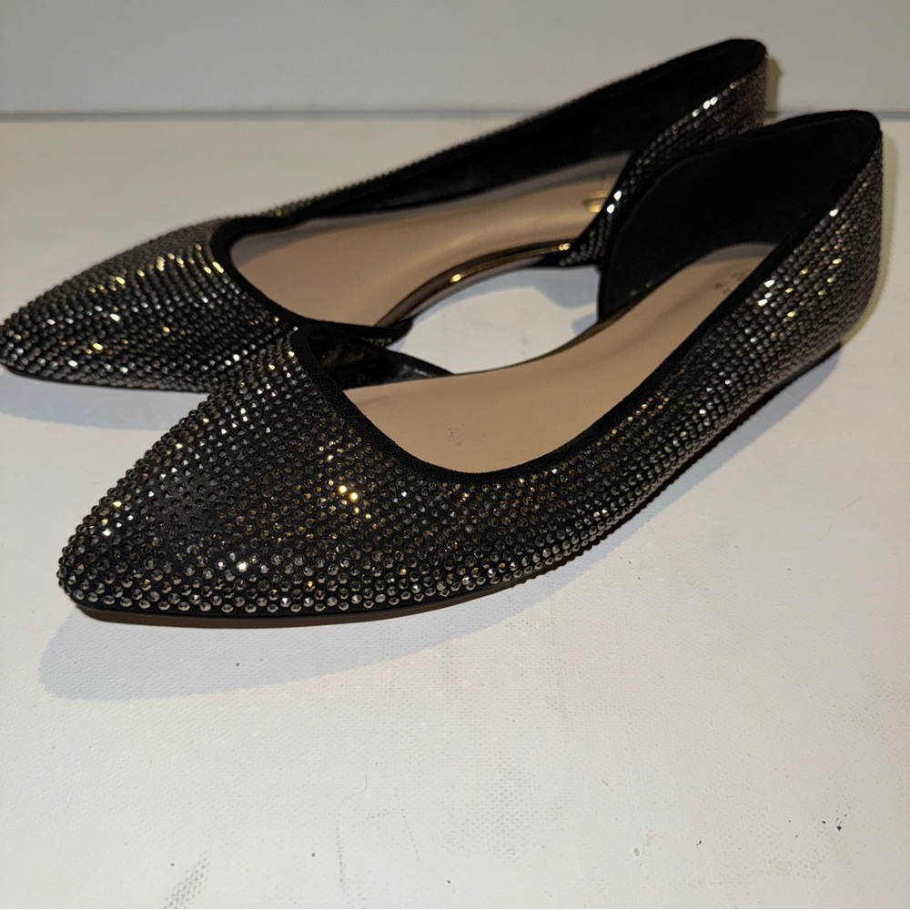 Mix No. 6 Black Sparkly Flats